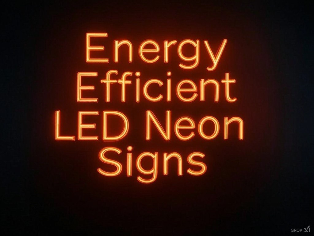 Energy Efficient LED Neon Signs