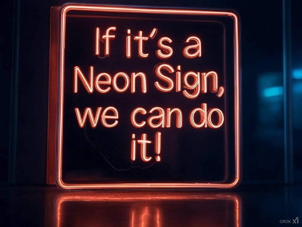 We can do any Neon Sign